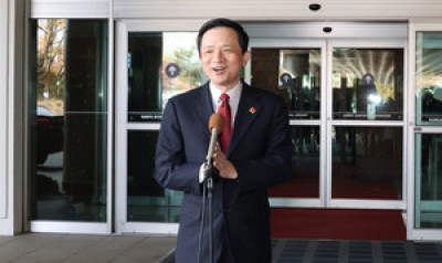 韩国中央日报-新任中国驻韩国大使戴兵27日下午以抵达韩国