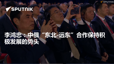 俄罗斯卫星通讯社-李鸿忠中国东北在俄中经贸合作中获利