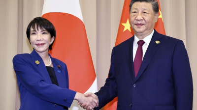 加拿大国际广播电台-中国敦促日本首相撤回关于台湾的恶劣言论