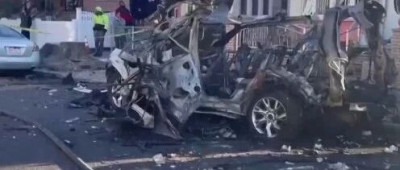 突发！纽约发生汽车爆炸事件
