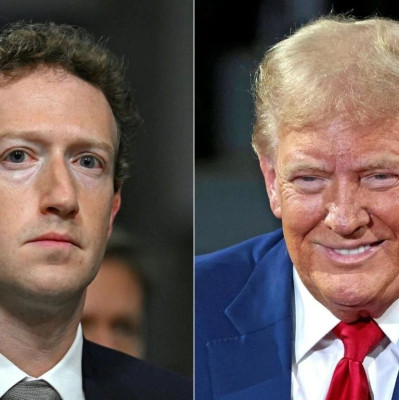 特朗普与扎克伯格共进晚餐