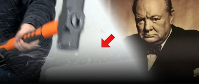 掺了棉花的冰块竟然砸不碎？丘吉尔也干了！