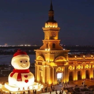 当“尔滨”的冰雪景观被AI“唤醒”……