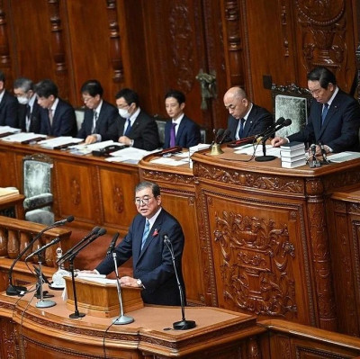 石破茂发表就职演说，谈及中国