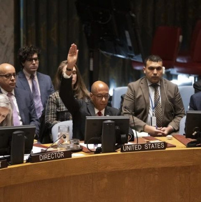 “14票赞成，美国一票否决”