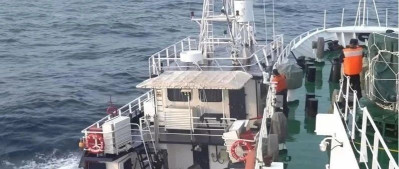 菲船只恶意擦碰我海警船！现场视频曝光