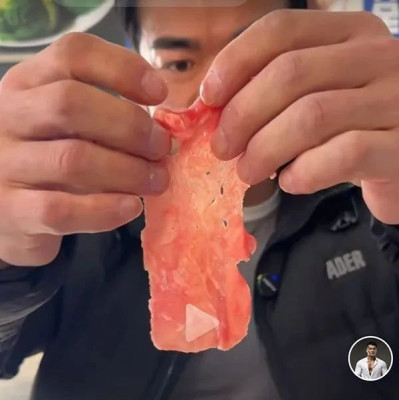 原切牛肉卷被怀疑是合成肉，带货网红发声
