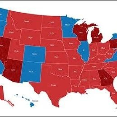 312票！特朗普横扫7个摇摆州