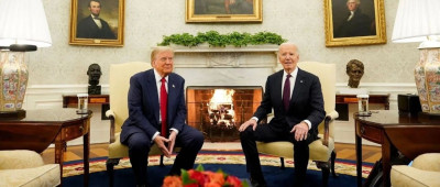 拜登与特朗普在白宫会面