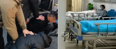 民警抓捕嫌犯时受伤流血，5名嫌犯中3人患艾滋病