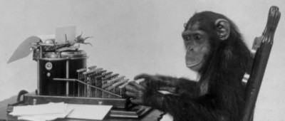 科学家往动物园扔了一个键盘，6只猴子用它写了一本书