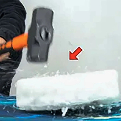 掺了棉花的冰块竟然砸不碎？丘吉尔也干了！