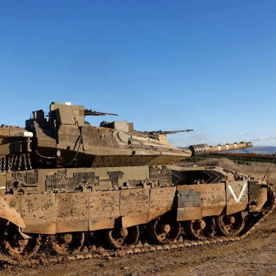 以军坦克进入戈兰高地缓冲区