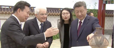独家视频 | 习近平同意大利总统马塔雷拉共同赏鉴境外归还文物