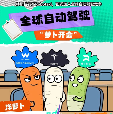 特斯拉版 “萝卜快跑”围追堵截：中国无人驾驶应抢抓窗口期