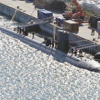 美核潜艇停靠韩国