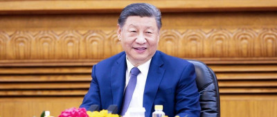 “今天是重阳节，很高兴同大家共聚一堂，共话友谊”