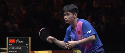 4比3战胜马龙！林诗栋，男单冠军！