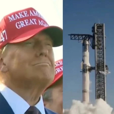 特朗普观看“星舰”发射，表情微妙