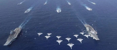 双航母编队，首次！