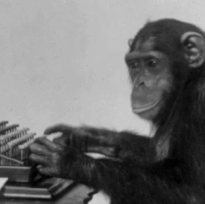 科学家往动物园扔了一个键盘，6只猴子用它写了一本书