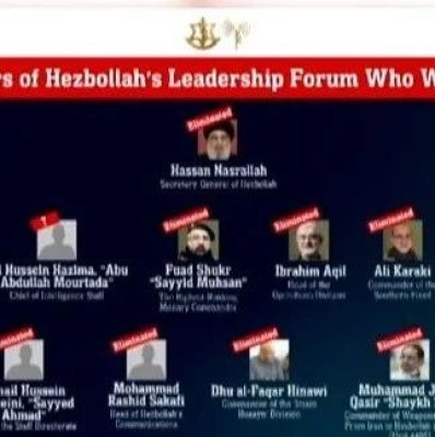 以军：13名真主党高层，全部身亡