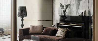 实景 | 仁恒国际公寓280㎡老钱风 静奢的松弛感